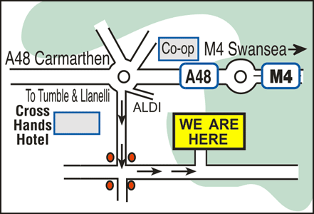 Crosshands Map