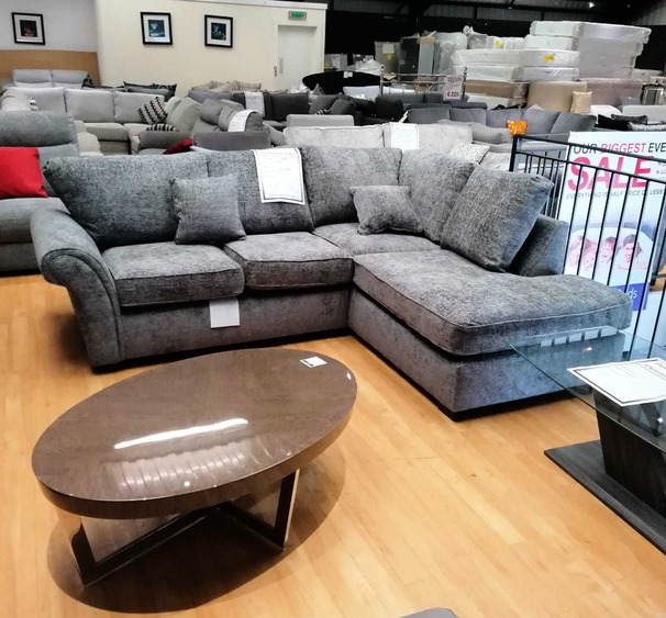 Chicago corner suite grey £799 ( Swansea Superstore)