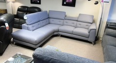 HTL TOULON corner suite grey £699 (SWANSEA SUPERSTORE) - Click for more details