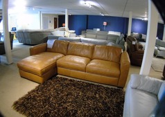 Nuvola chaise sofa tan £1799 (SWANSEA SUPERSTORE) - Click for more details