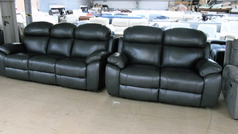 Barcelona  electric recliner 3 seater  and electric recliner  2 seater anthracite £2499 (SWANSEA SUPERSTORE) - Click for more details