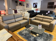 JOHNNY 3 SEATER AND 2 SEATER TAUPE £2999 (SWANSEA  SUPERSTORE) - Click for more details