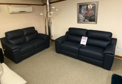 RIMINI 3 SEATER AND 2 SEATER NAVY BLUE £2499 (SWANSEA  SUPERSTORE) - Click for more details