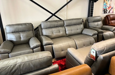 SIERRA 3 SEATER POWER RECLINER AND 2 POWER RECLINER CHAIRS £2499 (SWANSEA SUPERSTORE) - Click for more details