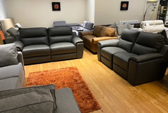 RIMINI 3 SEATER AND 2 SEATER GREY £2499 (SWANSEA SUPERSTORE) - Click for more details