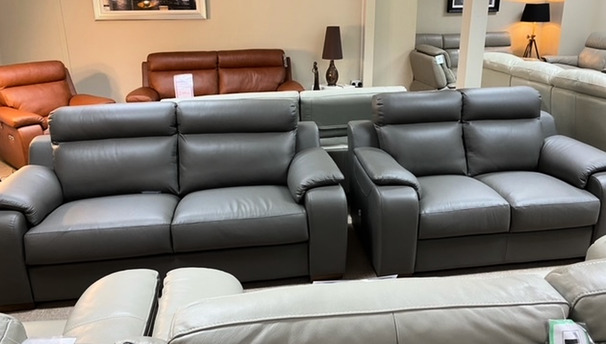 ETHOS 3 SEATER AND 2 SEATER GREY £1999 (SWANSEA SUPERSTORE)