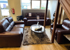 BOLOGNA 3 SEATER, 2 SEATER AND CHAIR DARK TAN £2499 (SWANSEA SUPERSTORE) - Click for more details
