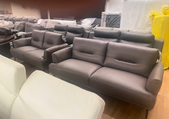 CARSON 3 SEATER AND 2 SEATER TAUPE GREY £1499 (SWANSEA SUPERSTORE) - Click for more details