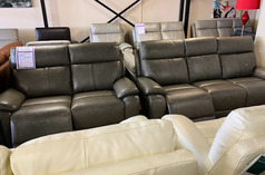LANDBOND ELECTRIC RECLINER 3 SEATER AND 2 SEATER DARK GREY £1999 (SWANSEA SUPERSTORE) - Click for more details