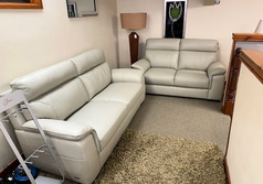 VIOLINO STONE LEATHER 3 SEATER AND 3 SEATER £1499 (SWANSEA SUPERSTORE) - Click for more details
