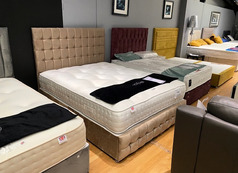 NATURAL LUXURY 1500 POCKET DOUBLE MATTRESS- DIVAN BASE AND FULL FLOOR HEADBOARD £499 (SWANSEA BED SUPERSTORE) - Click for more details