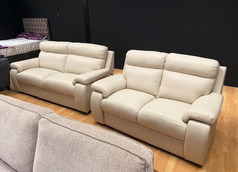 FRANSESCA 3 SEATER AND 2 SEATER CREAM £1999 ( SWANSEA SUPERSTORE) - Click for more details