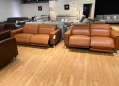 BALTIC ELECTRIC RECLINER 3 SEATER AND 2 SEATER TAN £3499 (SWANSEA SUPERSTORE) - Click for more details