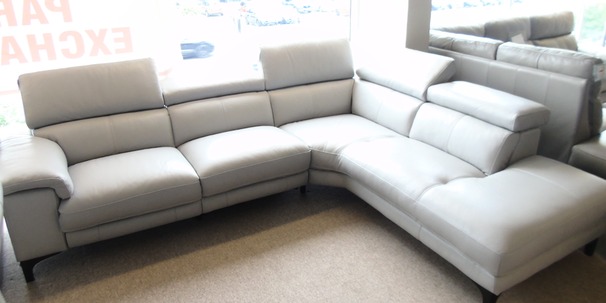Gap electric recliner corner suite grey £2799 (CARDIFF SUPERSTORE)
