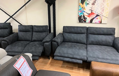 LANDBOND 306 ELECTRIC RECLINER 3 SEATER AND 2 SEATER DARK  £1599 (SWANSEA SUPERSTORE) - Click for more details