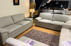 THEO 3 SEATER AND 3 SEATER CREAM £1999 (SWANSEA SUPERSTORE) - Click for more details