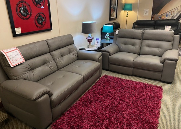 ORLANDO MIDI SOFA AND 2 SEATER ELEPHANT GREY £1149 (SWANSEA SUPERSTORE)
