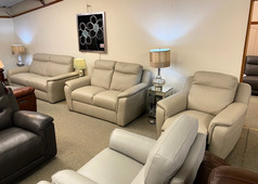 TANCREDI CEZANNE 3 SEATER, 2 SEATER AND POWER CHAIR BEIGE £3499 (SWANSEA SUPERSTORE) - Click for more details