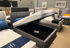 SWEET DREAMS DOUBLE OTTOMAN BED FRAME GREY £349 (SWANSEA SUPERSTORE) - Click for more details