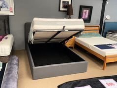 WALTON OTTOMAN DOUBLE BED FRAME GREY £279 (SWANSEA BED SUPERSTORE) - Click for more details